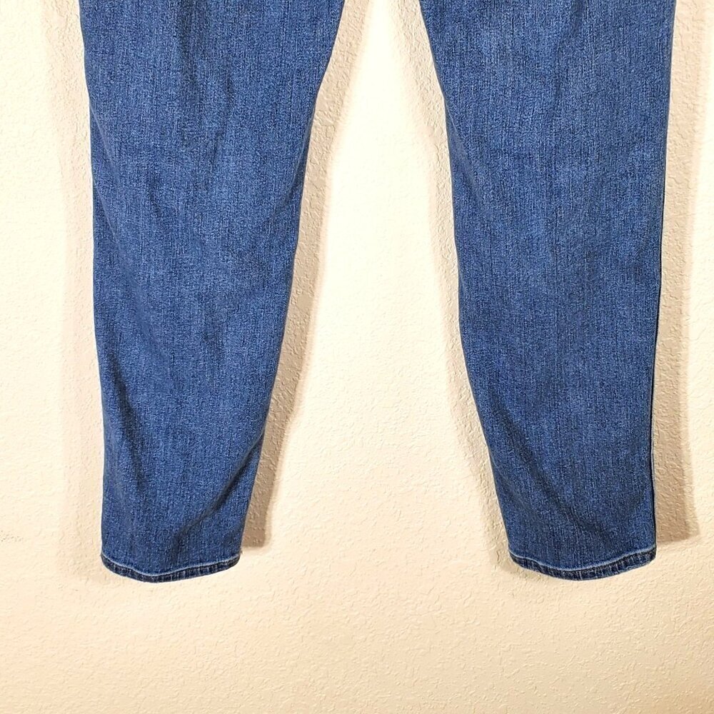 Madewell Blue Denim Skinny Crop Jeans Womens Size 26 High Rise 28x25 - Picture 4 of 14